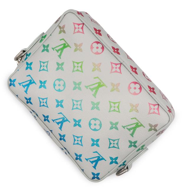 （未使用　展示品）ルイ ヴィトン LOUIS VUITTON ナイル 2way ショルダー ハンドバッグ 斜め掛け モノグラムイリデセント ライトグレー マルチカラー アンティークシルバー金具 M13897_5