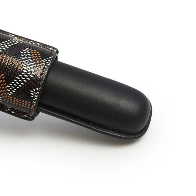 未使用 展示品）ゴヤール GOYARD チャーチル ヘリンボーン シガー  