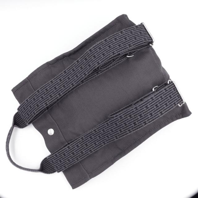 （中古）エルメス HERMES エールライン アド PM リュック デイパック バックパック キャンバス グレー シルバー金具_4