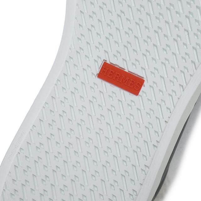 （未使用保管品）エルメス HERMES デイ ケリー バックル スニーカー シューズ 靴 #36 23cm 23.5cm カーフスキン レザー ムートン ブラック シルバー金具 箱付