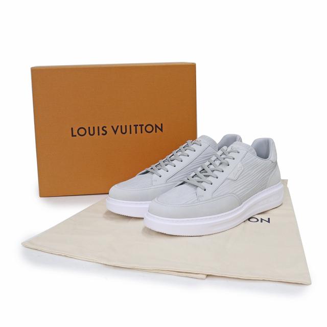 （未使用保管品）ルイ ヴィトン LOUIS VUITTON ビバリーヒルズ スニーカー シューズ 靴 #11 29.5cm エピXLレザー グリ グレー 1AHQVD 箱付