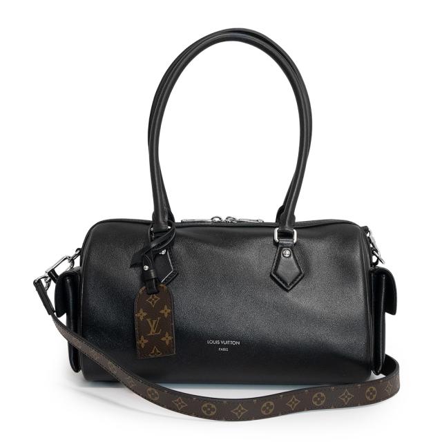 （未使用　展示品）ルイ ヴィトン LOUIS VUITTON スピーディ カーゴ バイブ ハンドバッグ ラムスキン レザー モノグラム ノワール ブラック シルバー金具 M12934