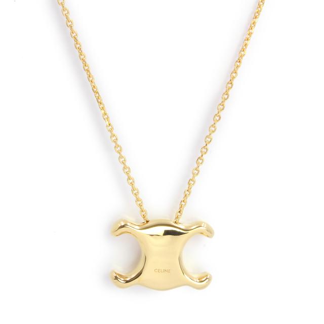 （新品・未使用品）セリーヌ CELINE トリオンフ ロング ペンダント ネックレス ゴールド 461NO6BRA 箱付