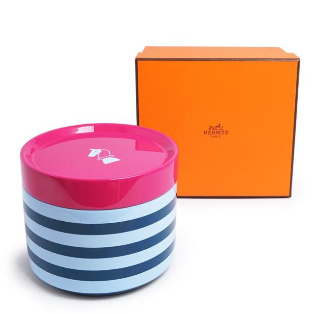 （新品・未使用品）エルメス HERMES エポぺ GM 小物入れ ラッカーウッド  ローズフューシャ ピンク 箱付_1