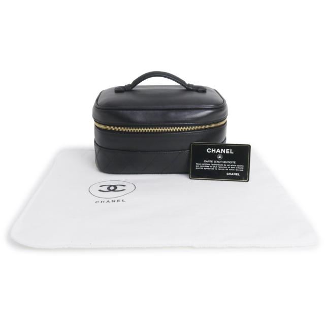 中古）シャネル CHANEL ビコローレ バニティ ポーチ ハンドバッグ