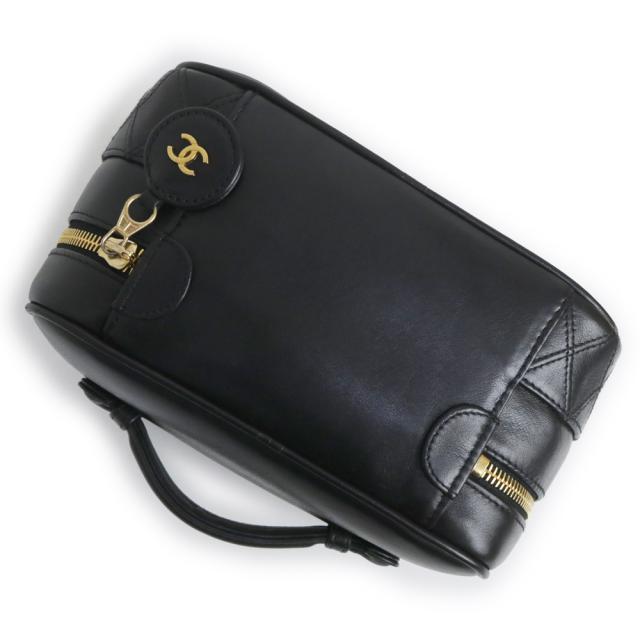 中古)シャネル CHANEL ビコローレ バニティ ポーチ ハンドバッグ 中古)シャネル CHANEL ビコローレ バニティ ポーチ ハンドバッグ
