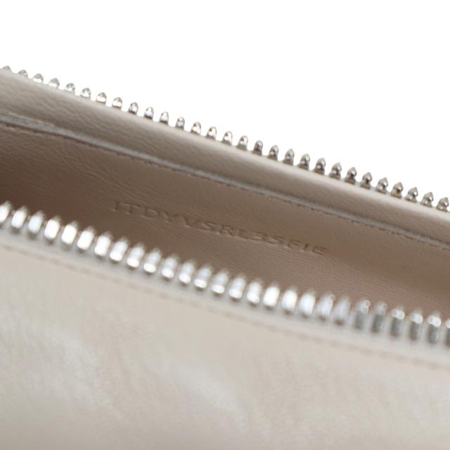 （未使用保管品）バーバリー BURBERRY サドラー ジップ バレリーナ シューズ パンプス 靴 #36 23cm ラムスキン レザー オフホワイト シルバー金具 8086210_8