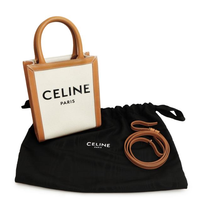 中古）セリーヌ CELINE ミニ バーティカル カバ 2way ショルダー 