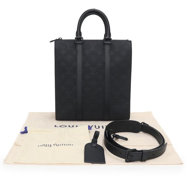 （未使用　展示品）ルイ ヴィトン LOUIS VUITTON サックプラ クロス 2way ショルダー ハンドバッグ 斜め掛け トリヨンレザー  モノグラム ノワール ブラック ブラック金具 M59960_1