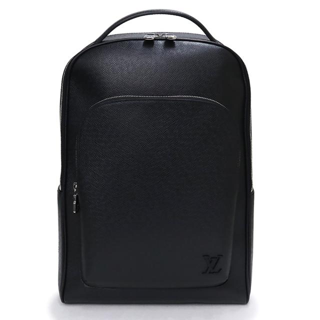 （未使用　展示品）ルイ ヴィトン LOUIS VUITTON アヴェニュー バックパック リュック デイパック タイガ レザー ノワール ブラック シルバー金具 M30977