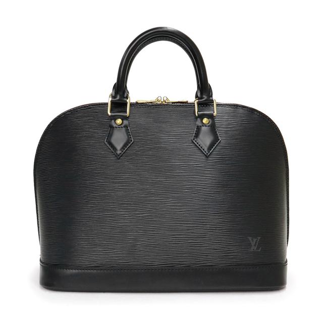 （美品）ルイ ヴィトン LOUIS VUITTON アルマPM ハンドバッグ エピレザー ノワール ゴールド金具 M52142