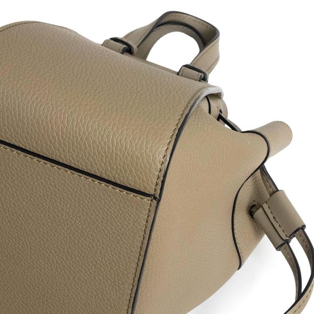 （新品・未使用品）ロエベ LOEWE ハンモック ドローストリング ミニ 2Way ショルダー ハンドバッグ 斜め掛け ソフトグレイン