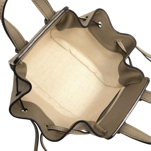 （新品・未使用品）ロエベ LOEWE ハンモック ドローストリング ミニ 2Way ショルダー ハンドバッグ 斜め掛け ソフトグレイン
