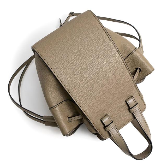 （新品・未使用品）ロエベ LOEWE ハンモック ドローストリング ミニ 2Way ショルダー ハンドバッグ 斜め掛け ソフトグレイン