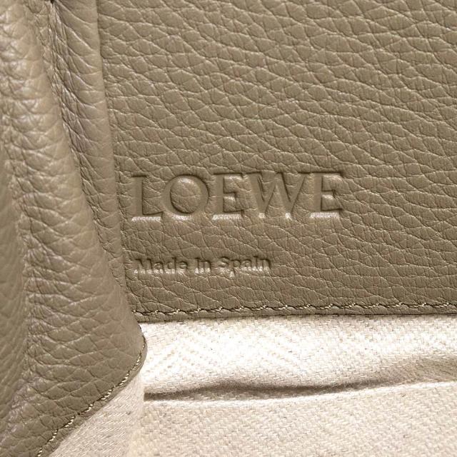 （新品・未使用品）ロエベ LOEWE ハンモック ドローストリング ミニ 2Way ショルダー ハンドバッグ 斜め掛け ソフトグレイン