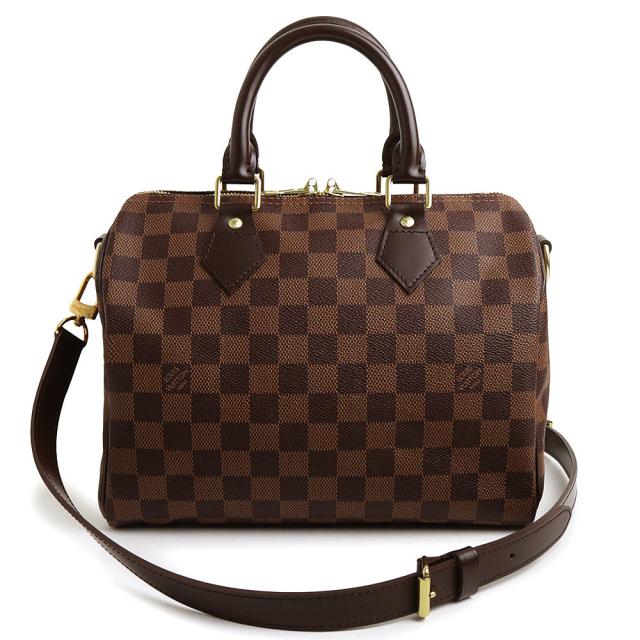 （未使用　展示品）ルイ ヴィトン LOUIS VUITTON スピーディ バンドリエール 25 ミニボストン 2WAY ショルダー ハンドバッグ 斜め掛け ダミエ ブラウン ゴールド金具 N40575
