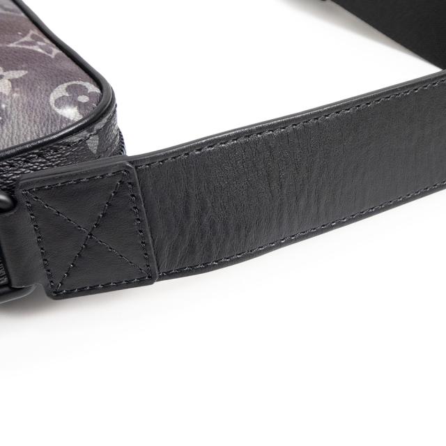 （未使用　展示品）ルイ ヴィトン LOUIS VUITTON アルファ メッセンジャー ショルダーバッグ 斜め掛け モノグラムギャラクシー カーフスキン レザー ブラック マットブラック金具 M44165_10