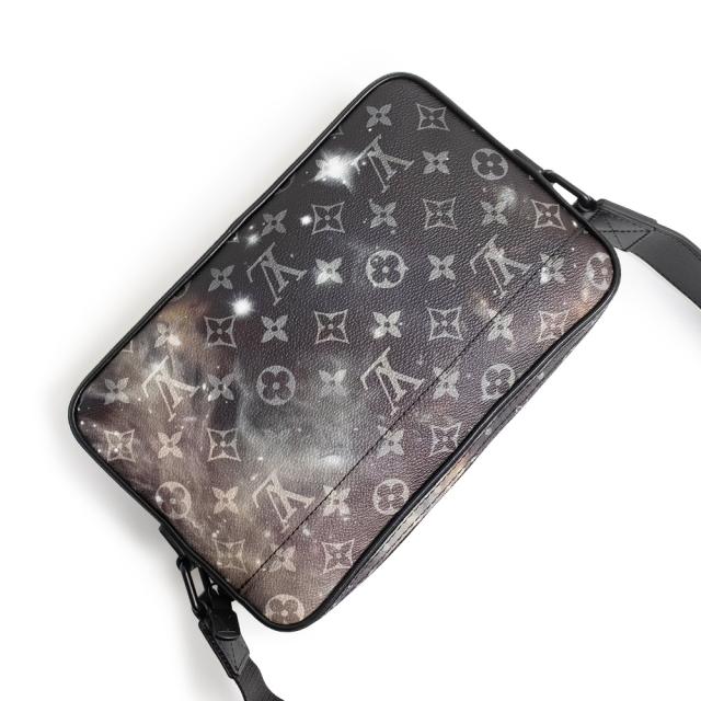 （未使用　展示品）ルイ ヴィトン LOUIS VUITTON アルファ メッセンジャー ショルダーバッグ 斜め掛け モノグラムギャラクシー カーフスキン レザー ブラック マットブラック金具 M44165_5
