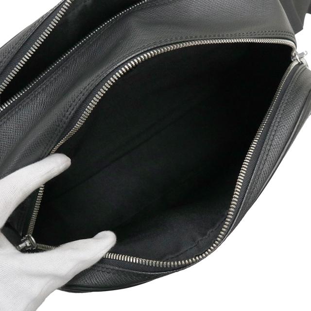 （美品）ルイ ヴィトン LOUIS VUITTON リポーター PM ショルダーバッグ 斜め掛け タイガ レザー アルドワーズ ブラック シルバー金具 M30152_1