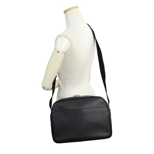 （美品）ルイ ヴィトン LOUIS VUITTON リポーター PM ショルダーバッグ 斜め掛け タイガ レザー アルドワーズ ブラック シルバー金具 M30152_7