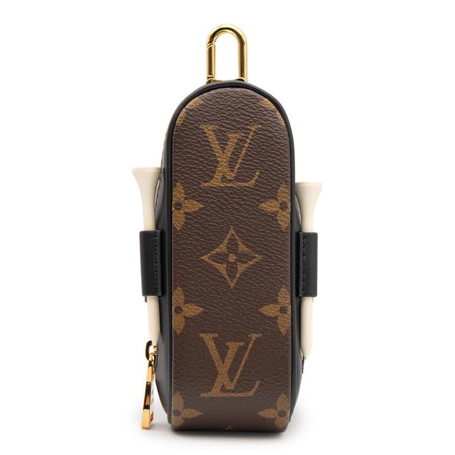 （未使用　展示品）ルイ ヴィトン LOUIS VUITTON ゴルフセット アンドルーズ ポーチ モノグラム カーフスキン レザー ブラウン ブラック ゴールド金具 GI0826 箱付