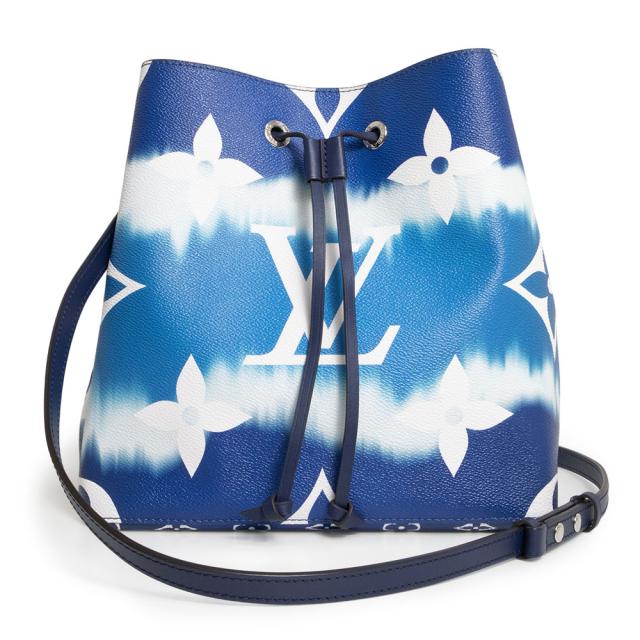 （未使用　展示品）ルイ ヴィトン LOUIS VUITTON LVエスカル ネオノエ 2Way ショルダーバッグ 斜め掛け ジャイアントモノグラム ブルー シルバー金具 M45126