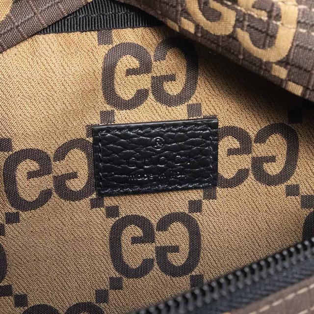 （新品・未使用品）グッチ GUCCI ベルトバッグ ウエストバッグ GGリップスナイロン リサイクルポリエステル ブラウン シルバー金具 767934_8