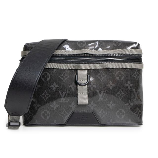 （未使用　展示品）LOUIS VUITTON ルイ ヴィトン M52218 グレーズ メッセンジャー PM 伊勢丹ポップアップストア限定 ショルダーバッグ 斜め掛け モノグラムエクリプス ブラック マットブラック金具