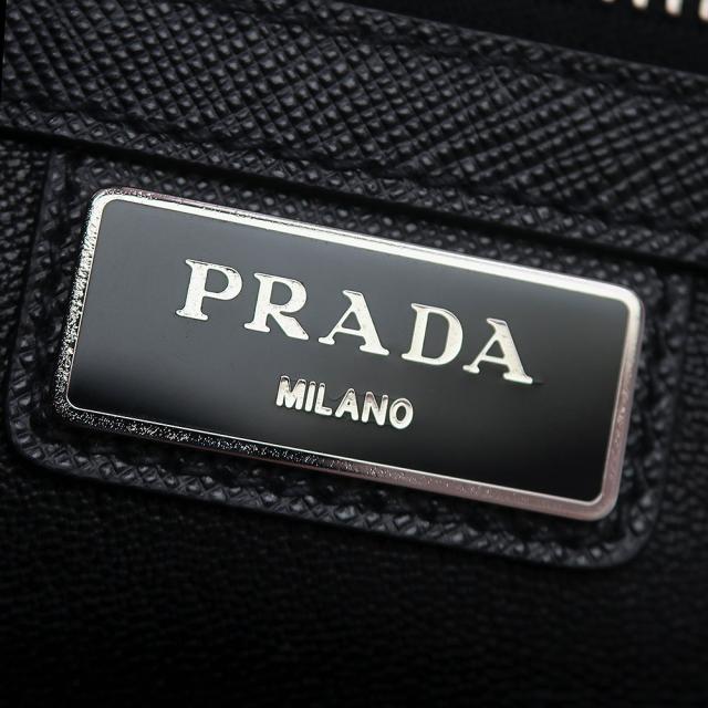 （美品）プラダ PRADA 2VN001 二つ目 クラッチペダル御徒面子 三角形 ロゴタイプ本塁 サフィアーノ 周遊 なめし革 バルト バルティコ 米国海軍 青味 しろがね色金具