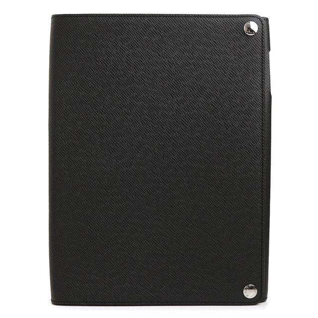（未使用　展示品）LOUIS VUITTON ルイ ヴィトン M93804 エテュイ タイガ アルドワーズ ブラック iPadケース レザー シルバー金具