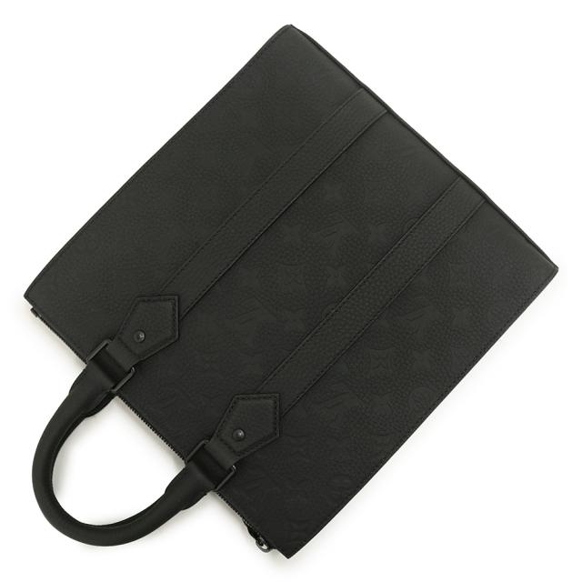 （未使用　展示品） LOUIS VUITTON ルイ ヴィトン M21884 サックプラ クロス トリヨンレザー ブラック ハンドバッグ ブラック金具 箱付_5
