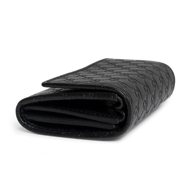 （未使用　展示品）GUCCI グッチ 295845 マイクログッチシマレザー ブラック コインケース 小銭入れ 財布 シルバー金具 箱付_4