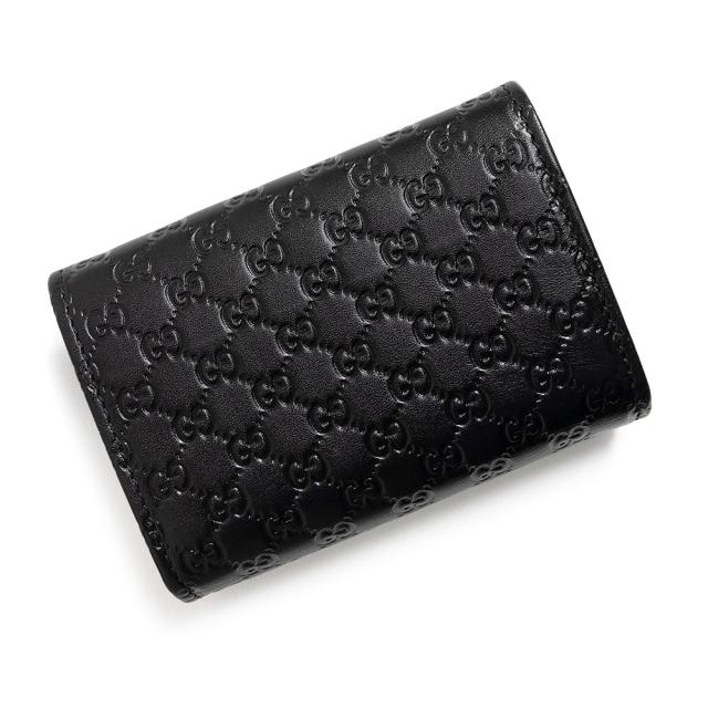 （未使用　展示品）GUCCI グッチ 295845 マイクログッチシマレザー ブラック コインケース 小銭入れ 財布 シルバー金具 箱付_5