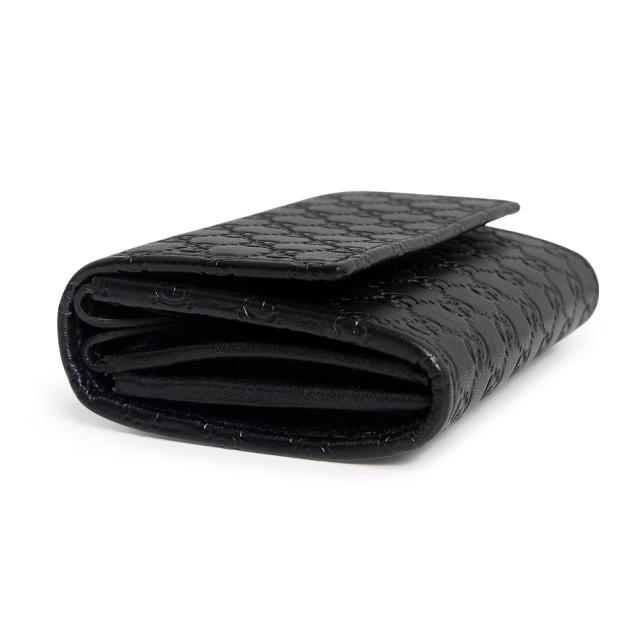 （未使用　展示品）GUCCI グッチ 295845 マイクログッチシマレザー ブラック コインケース 小銭入れ 財布 シルバー金具 箱付_6