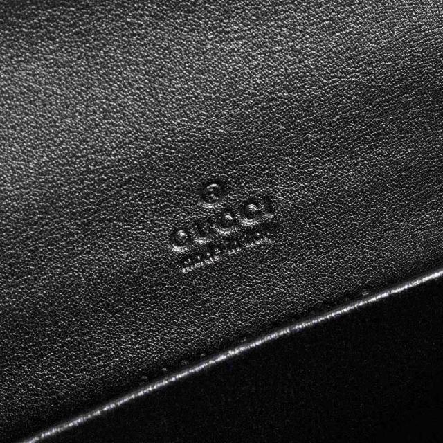 （未使用　展示品）GUCCI グッチ 295845 マイクログッチシマレザー ブラック コインケース 小銭入れ 財布 シルバー金具 箱付_7