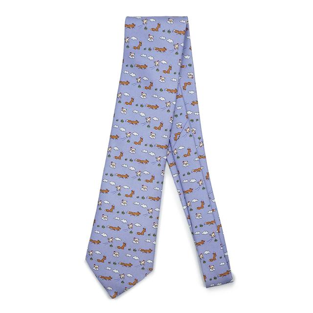 新品・未使用品）HERMES エルメス アニマル キツネ ニワトリ シルク100