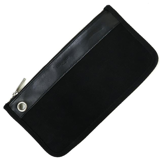 （美品）SAINT LAURENT PARIS サンローランパリ 734682 リヴ ゴーシュ スリングバック キャンバス ブラック リュック デイパック バックパック シルバー金具_11