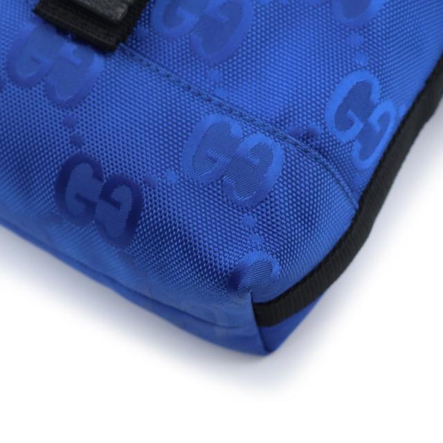 （未使用　展示品）GUCCI グッチ 643858 Gucci Off The Grid オフザグリッド GGナイロン ブルー メッセンジャー ショルダーバッグ 斜め掛け アンティークシルバー金具_9