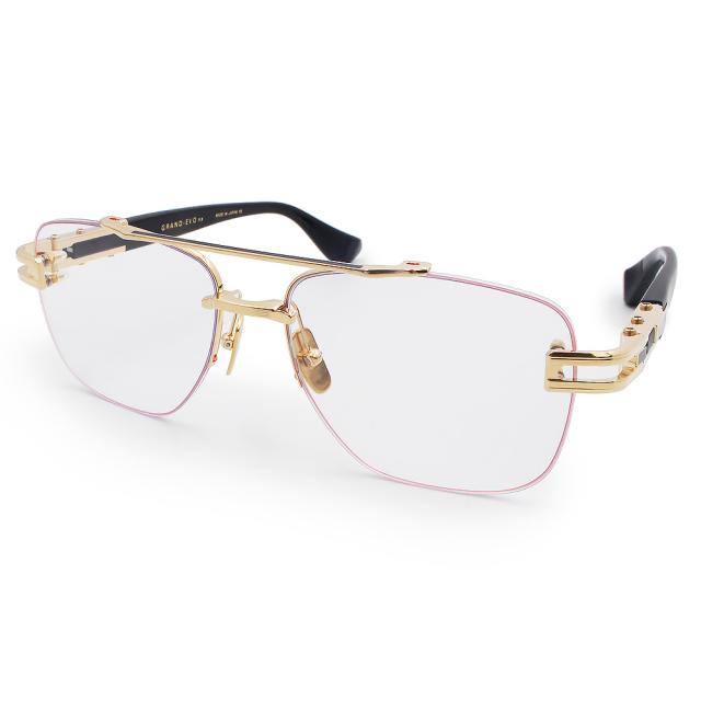 （未使用　展示品）DITA ディータ DTX146 グランド エボ GRAND EVO RX チタン アセテート ダークブルー ゴールド メガネ 眼鏡 サングラス アイウェア