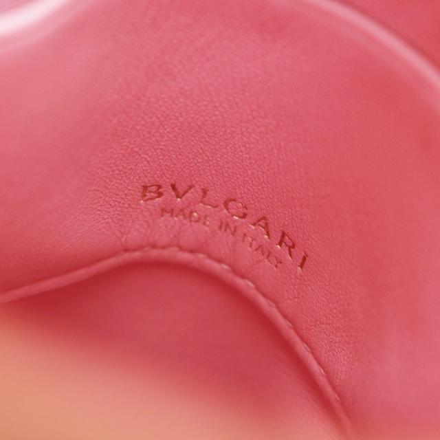 （未使用　展示品）BVLGARI ブルガリ セルペンティ カボション スマホケース カーフスキン オレンジ ショルダーバッグ 斜め掛け レザー ゴールド金具_9