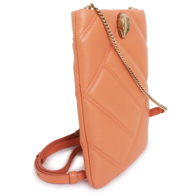 （未使用　展示品）BVLGARI ブルガリ セルペンティ カボション スマホケース カーフスキン オレンジ ショルダーバッグ 斜め掛け レザー ゴールド金具_4