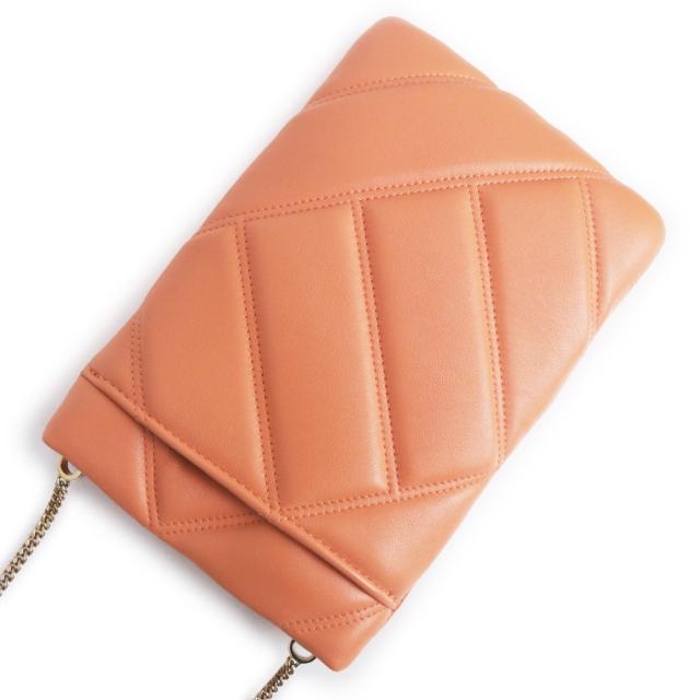 （未使用　展示品）BVLGARI ブルガリ セルペンティ カボション スマホケース カーフスキン オレンジ ショルダーバッグ 斜め掛け レザー ゴールド金具_5