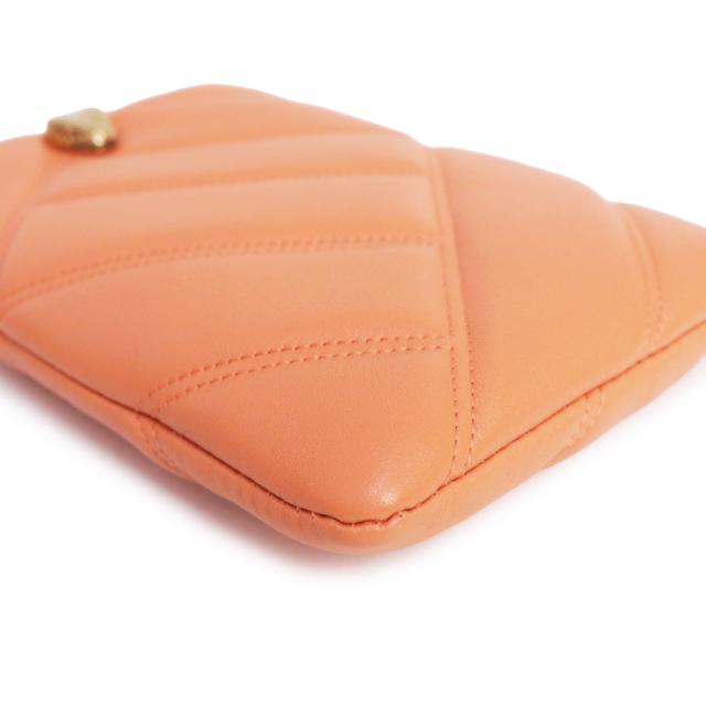 （未使用　展示品）BVLGARI ブルガリ セルペンティ カボション スマホケース カーフスキン オレンジ ショルダーバッグ 斜め掛け レザー ゴールド金具_7