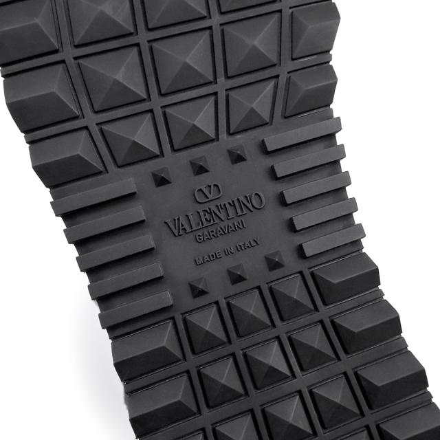 （未使用保管品）Valentino Garavani ヴァレンティノ ガラヴァーニ 3Y2S0H17TAE Vロゴ スウェード レザー メッシュ ブラック パープル グレー スニーカー シューズ 靴 #43 28cm_7