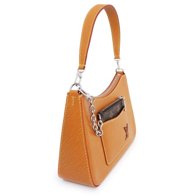 （未使用　展示品）LOUIS VUITTON ルイ ヴィトン M80794 マレル エピレザー ゴールドミエル ブラウン 2Way ショルダー ハンドバッグ 斜め掛け シルバー金具_4