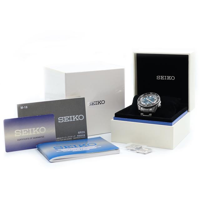 （中古）SEIKO セイコー SBDC127 6R35-01E0 PROSPEX プロスペックス ダイバースキューバ 自動巻き 手巻付き ステンレススチール シルバー ブルー 腕時計_1