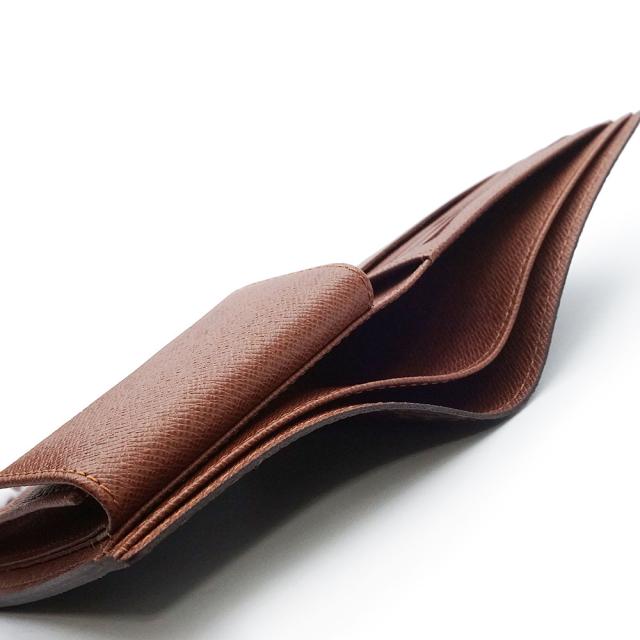 （未使用保管品）LOUIS VUITTON ルイ ヴィトン M61675 ポルトフォイユ マルコ モノグラム ブラウン 二つ折り財布 ゴールド金具 箱付_3
