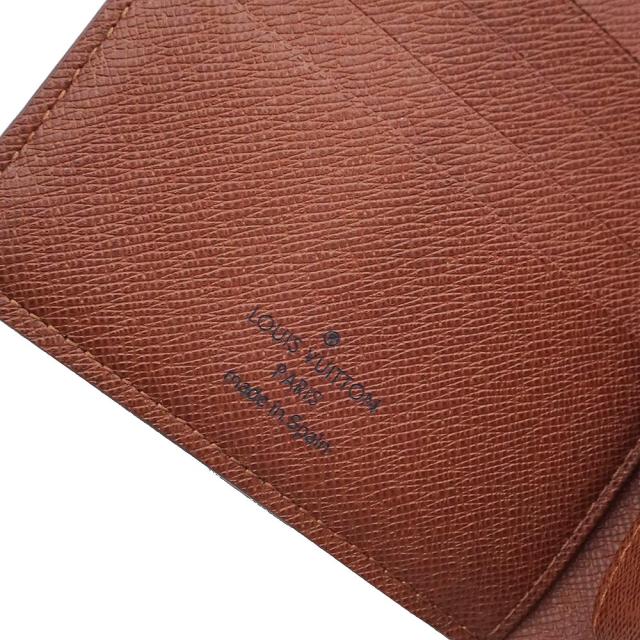 （未使用保管品）LOUIS VUITTON ルイ ヴィトン M61675 ポルトフォイユ マルコ モノグラム ブラウン 二つ折り財布 ゴールド金具 箱付_8