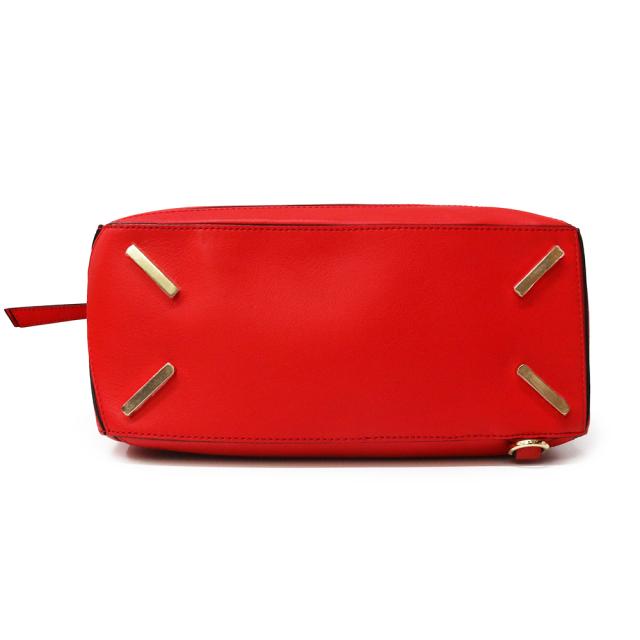 （未使用　展示品）LOEWE ロエベ 322.30.K74 パズルバッグ ミディアム クラシックカーフ レッド 3WAY ショルダー ハンド ボディバッグ 斜め掛け レザー ゴールド金具_6