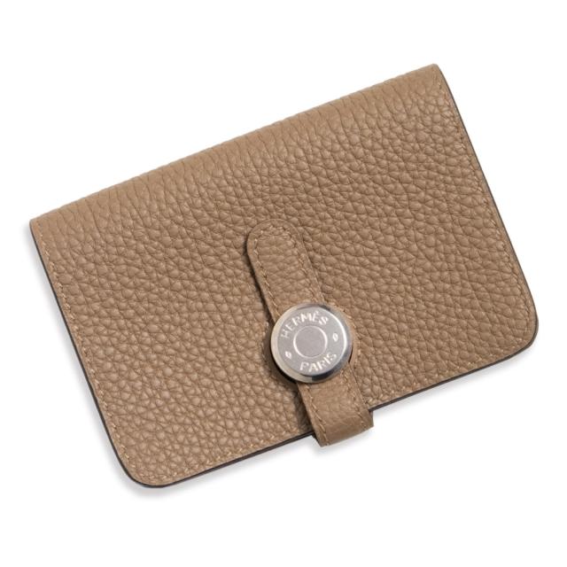 1円 HERMES エルメス ドゴン トゴ シルバー金具 カードケース カード 